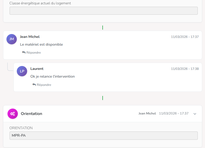 PlaniCarto - Commentaires sur les interventions